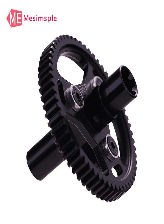 Mesimsple Steel 55t Slipper Clutch Spur Gear for Arrma 1/10 Senton Granite Bigrock Vorteks 3s Kraton Outcast 4s 1/8 Typhon 3s 550 Mega Series Upgrades Part Black - Image 5